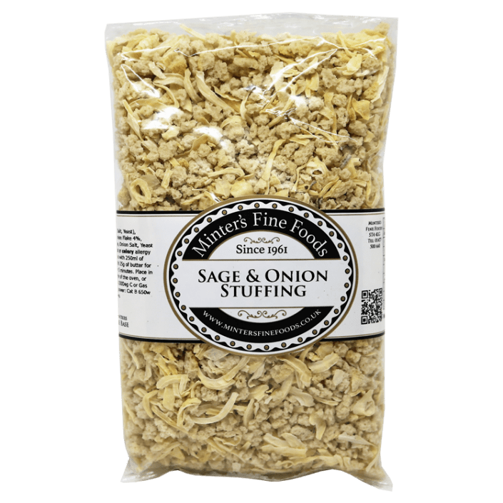 Sage & Onion Stuffing 12 x 150g Minters Fine Foods