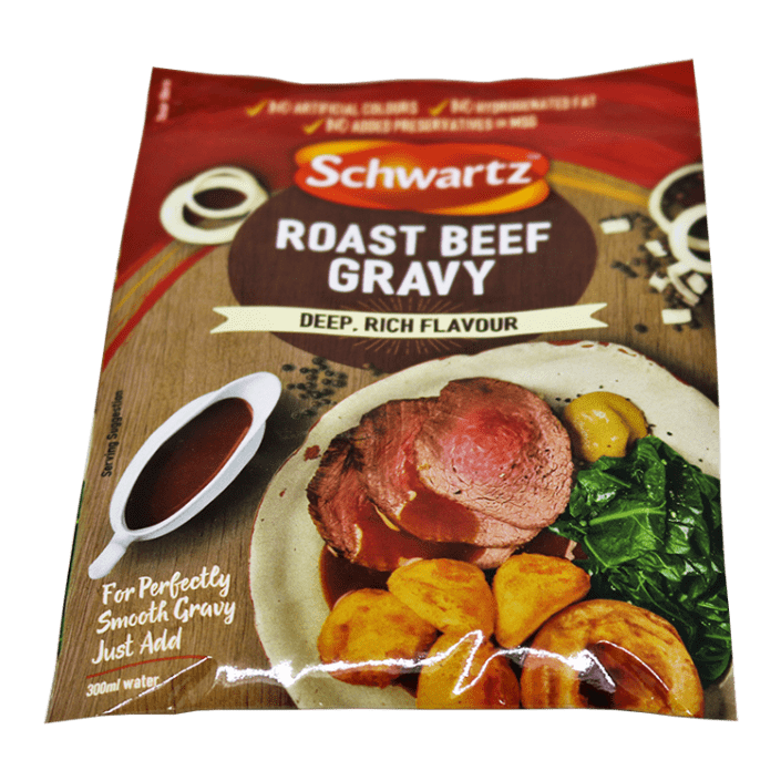 Schwartz Mix for Classic Roast Beef Gravy 12 x 27g Minters Fine Foods